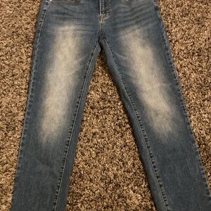 Guess Men's Slim Jeans in Blue with Faded Wash